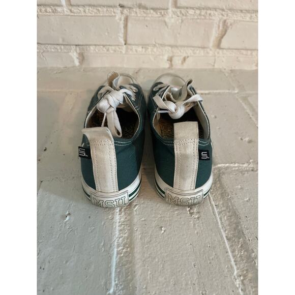 Snicks Michigan State University Spartan Green/White Sneakers US Womens Size 8 - Picture 3 of 4